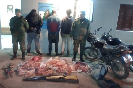 Corrientes: la Policía detuvo a tres hombres por caza ilegal en Curuzú Cuatiá